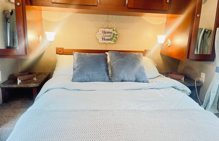 Main bedroom with full size bed