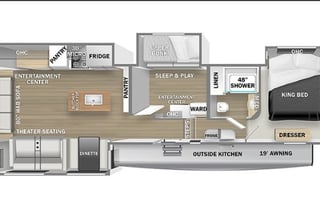 Stationary spot-2022 Prime Time RV Crusader 382MBH