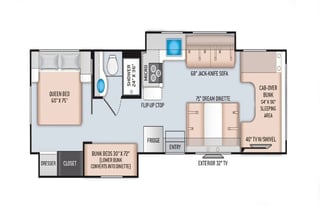 2019 Thor Motor Coach Freedom Elite 30FE Bunkhouse