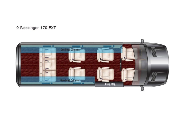 Representative floor plan provided by a trusted RVshare partner.