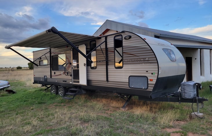 Picture of the spot it would be if you chose to stay on premises stunning sky's and sunsets 95% of the time front faces west.