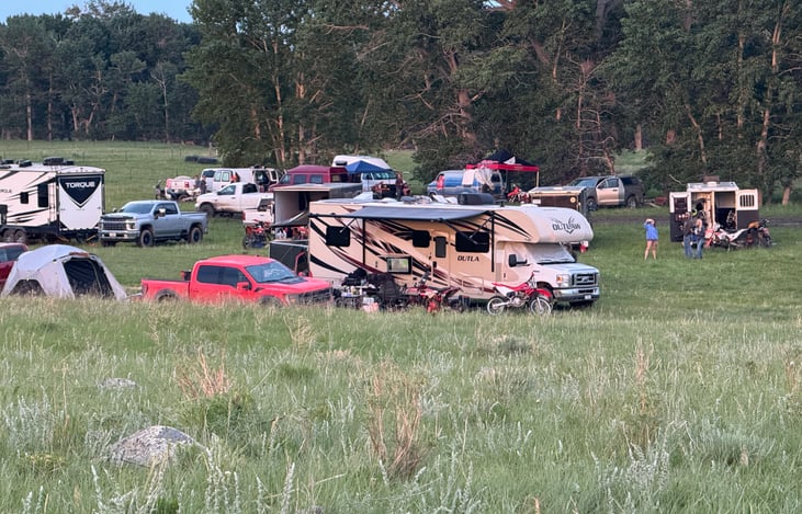 Race Day in Two Dot Mt.