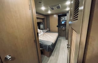 The 2 bathroom RV. No more waiting in line.