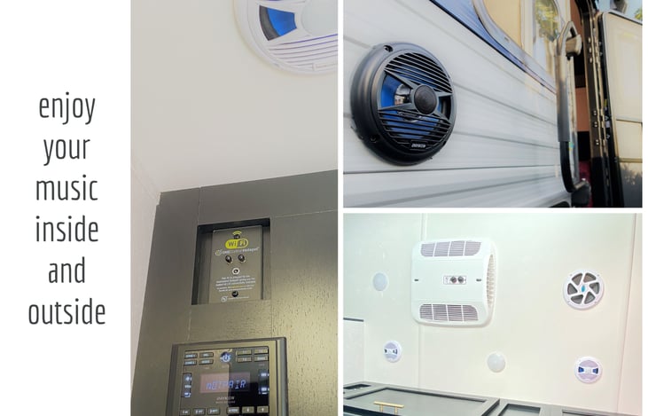 Cozy travel trailer near Orangeland RV Park