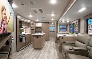 The Ultimate Family Bunkhouse Outdoor Kitchen 33ft