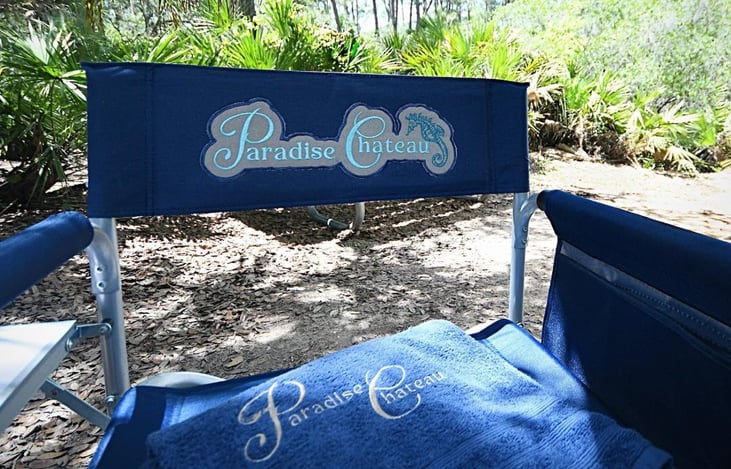 Four comfortable outdoor chairs