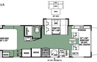 2018 Forest River RV Forester MBS 2401R