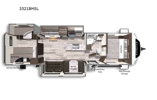 2021 Dutchmen RV Kodiak Ultimate 3321BHSL