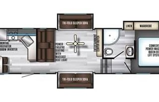 2019 Forest River RV Cherokee Arctic Wolf 305ML6