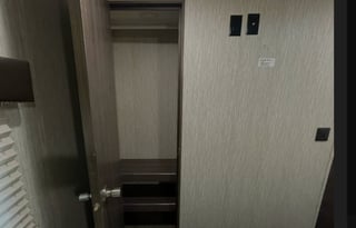 Kayla and Justin's King bed camper