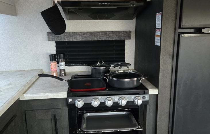 All the things to cook all your meals.