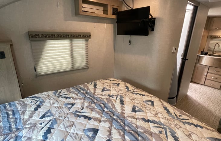 Bedroom and television