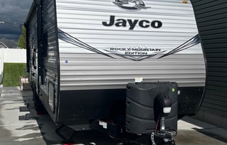 Spacious modern camper with ample sleeping options