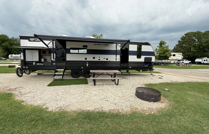 Standard site in most camp grounds