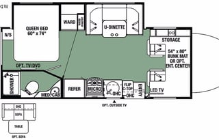 2017 Forest River RV Forester MBS 2401W
