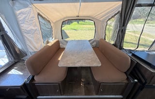 Pop Up Camper w/ Cargo Deck