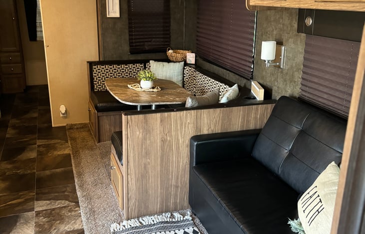 Couch has a pull out bed!