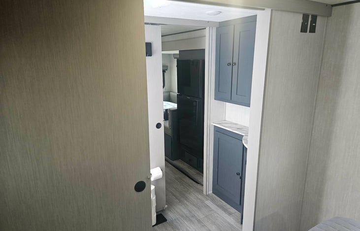 Pass Through Bathroom