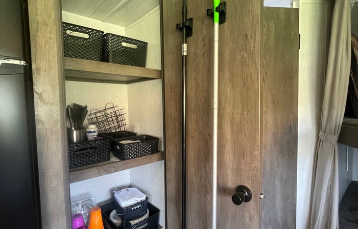 Closet size pantry. All necessities included