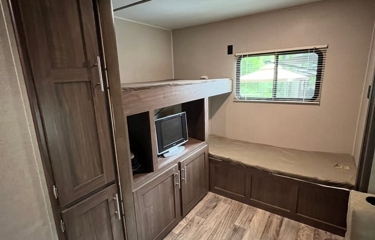 Small TV Not included.