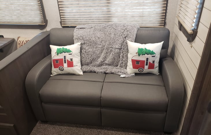 Sleeper sofa with memory foam, relax a little