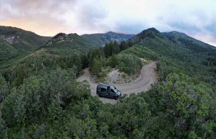 Wasatch Front. Lots of places to camp when you have all the things you need with you!