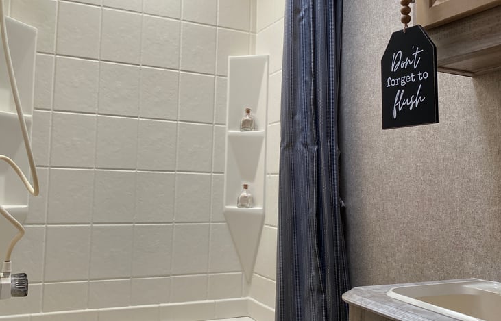 Take a hot shower after your adventures!