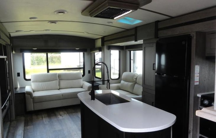 Picture is not exact it has brown furniture.