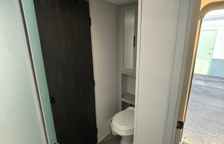 Toilet and storage