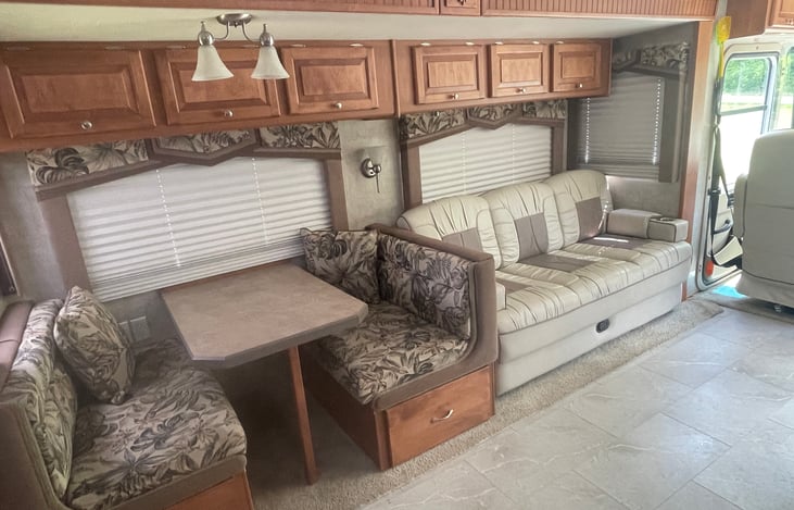 New leather seating added in 2022 offers ultimate comfort