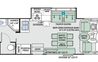 2017 Thor Motor Coach Miramar 34.4