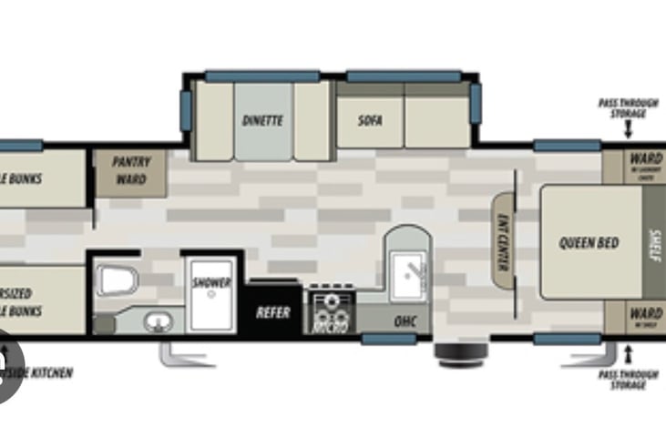 Spacious floorpan