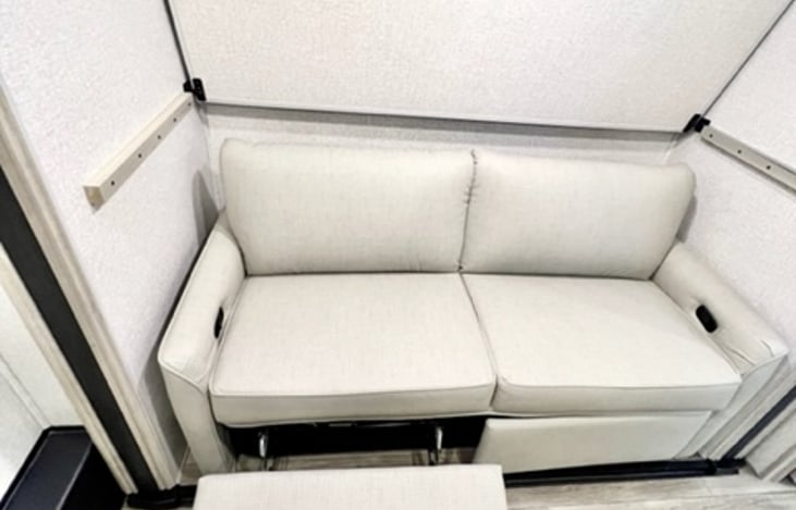 2nd room  sofa/recliner that sleeps 2