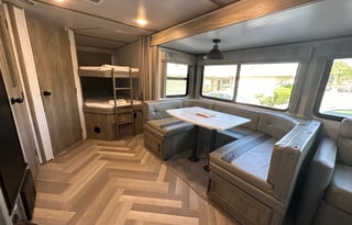 full Turn Key beautiful bunk house travel trailer.