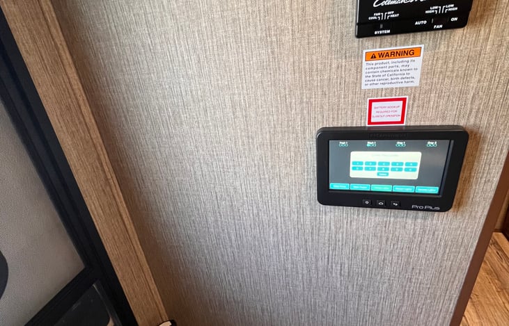 On command, this controls light switches & tells you your tank levels.