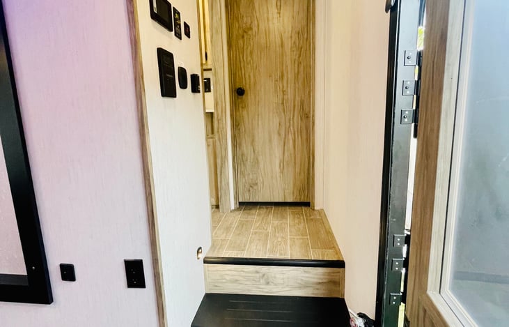 Motion Sensing Safety Light at Hall Steps