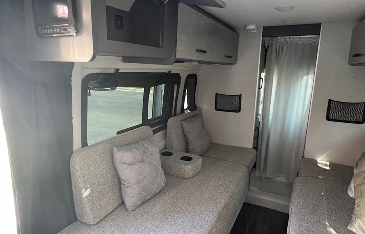 SALA (TWO SINGLE BEDS) AND MORE OVERHEADS STORAGE