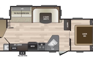 Grammy's Bunkhouse 2018 Keystone 32 Ft Camper