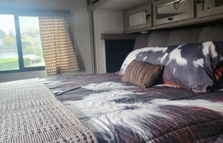 Winter Glamping? 38ft Travel Trailer w/ Arctic Pkg