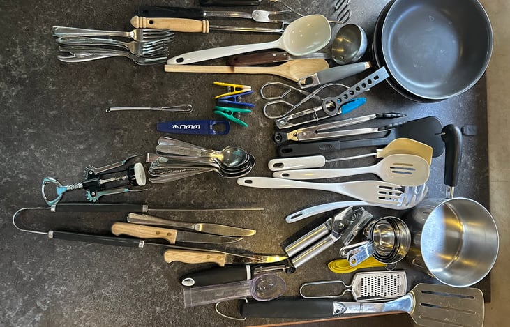 Available utensils