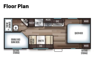 2019 Forest River RV Cherokee Grey Wolf 22MKSE