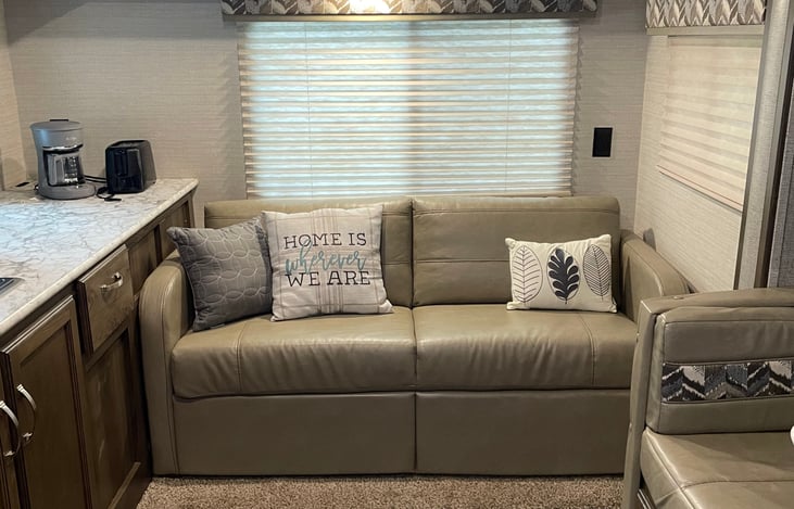 Jack knife sofa converts into a bed for sleeping option #3