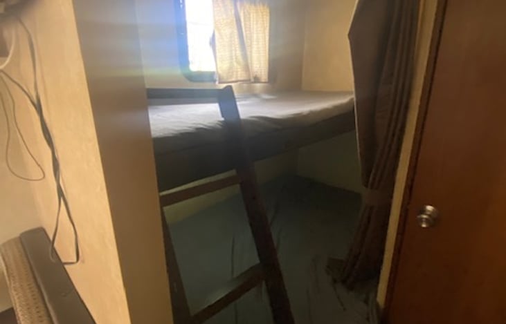 Bunks, bottom is RV full size and top is RV twin