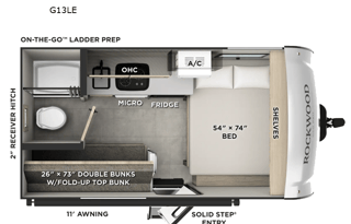 2026 Forest River RV Rockwood GEO Pro G13LE