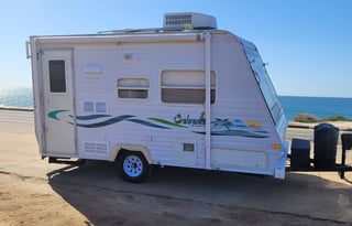 Cabana in the Oasis- Hybrid Tent Travel Trailer