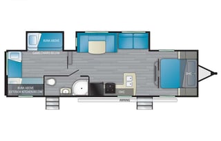 Spacious 2022 Heartland Pioneer DS 320