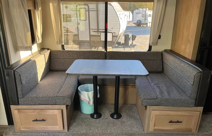 Dinette that converts into a bed!