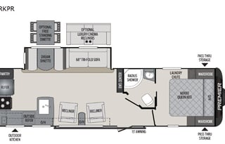 2019 Keystone RV Premier Ultra Lite 29RKPR