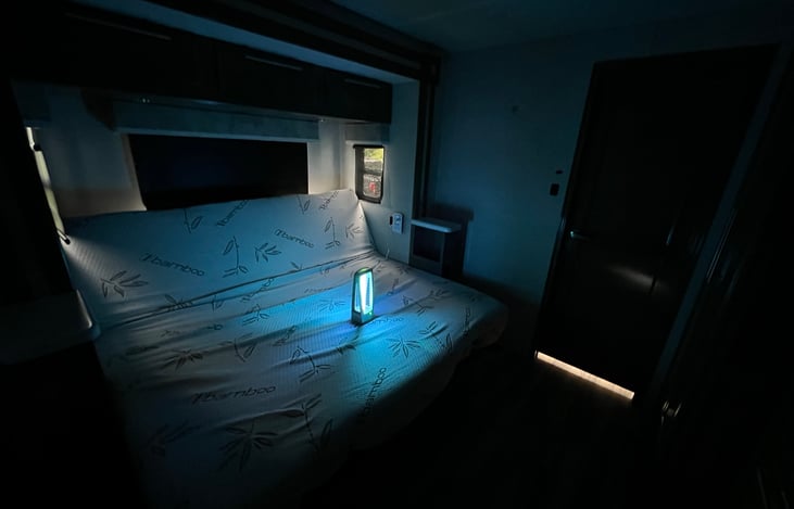 Full UV and electrostatic disinfectant sanitization