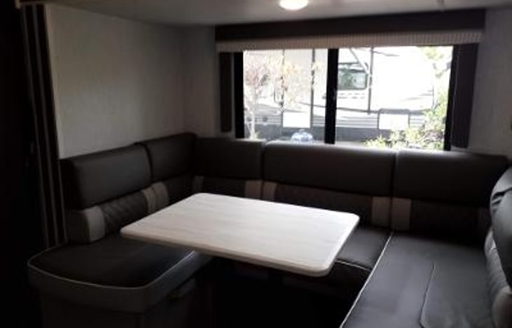 DINING ROOM WITH WINDOW VIEW